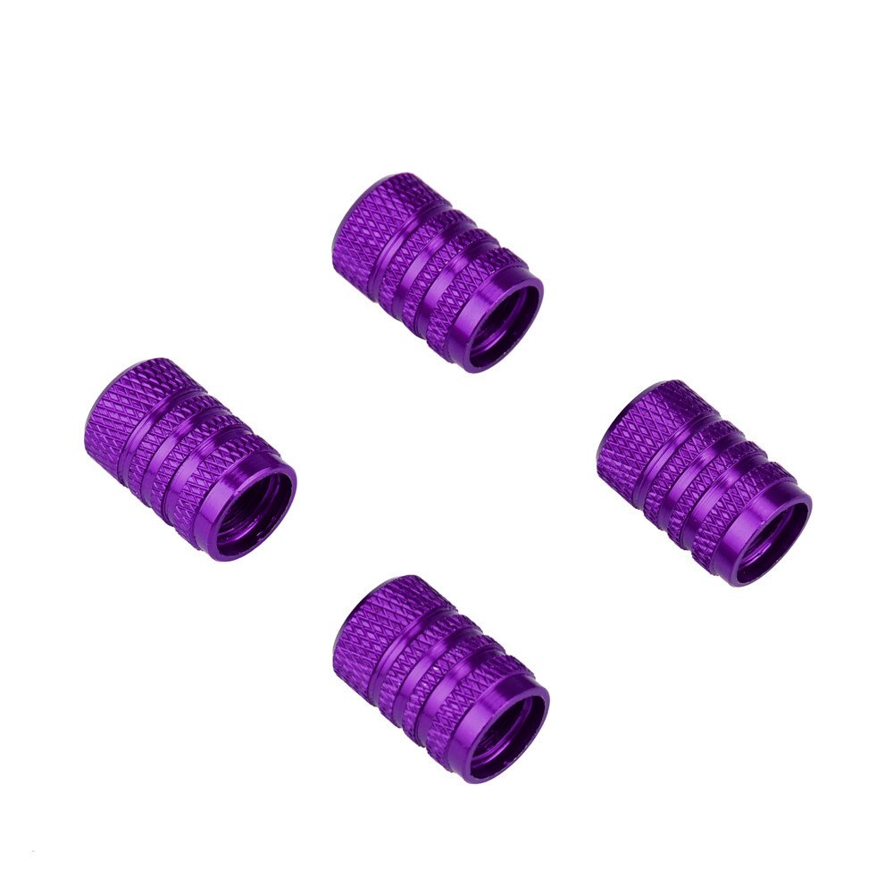 CARPRIE 4X, accesorios para neumáticos de coche, tapa de válvula, llantas de aluminio para llantas, tapas de aire para vástago de rueda de coche, tapas de válvula de aire, cubierta de neumático: Lavanda