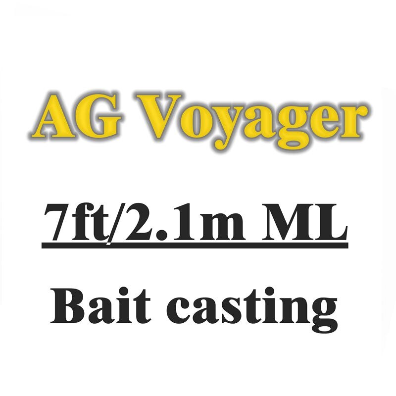 Ag voyager spinning baitcasting onki 4 osaa matkavapa ml m  mh 1.8 2.1 2.4 2.7m hiilivapa f mf action