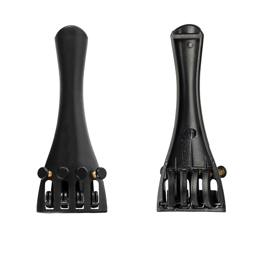 Plastic Viool Staartstuk Set Inclusief Staartstuk + Chinrest + Eindpin + Staart Gut + 4 Stemsleutels Fit Voor 4/4 3/4 1/2 1/4 1/8 Viool