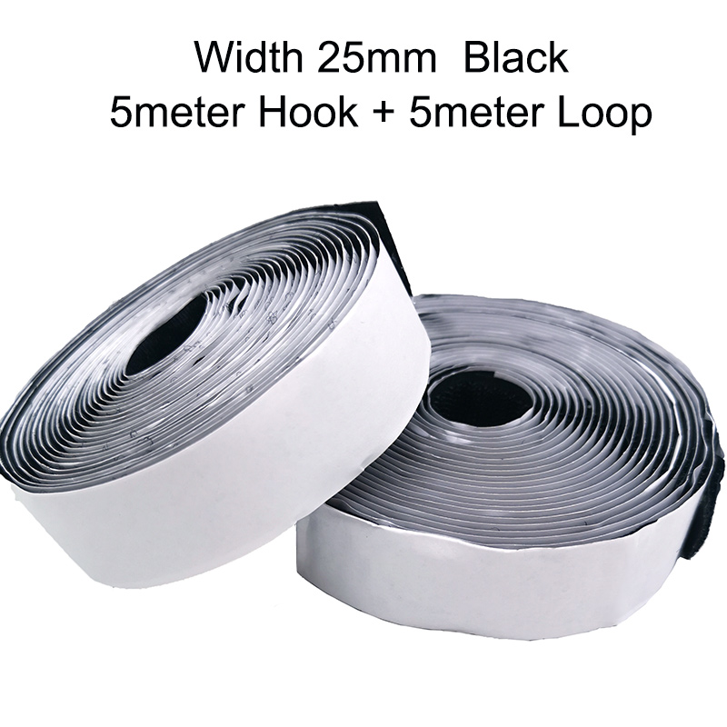 5 m/par de tiras de sujeción de cinta autoadhesiva de gancho y bucle, cinta adhesiva de bucle de gancho de tela de nailon entrelazado para manualidades DIY de 16-50mm: Cobre envejecido