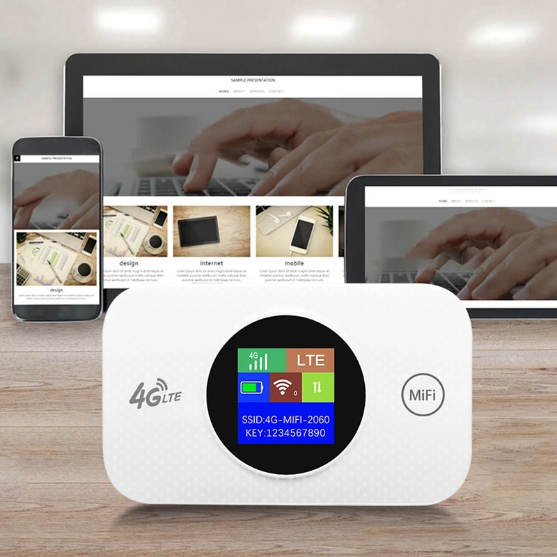 MF968 4G WIFI Hotspot 4G SIM WIFI Router With Sim Card Slot 4G Mini LTE Router Travel Wifi Router 3000Mah 150Mbps Router