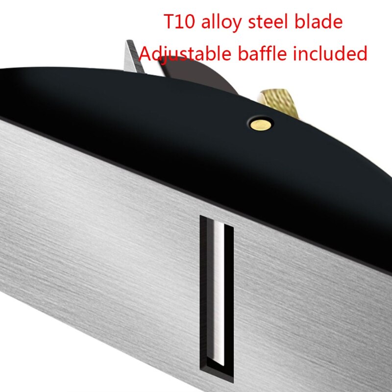 Mini Hand Plane Small Lightweight Steel Body Trimming Plane Compatible with Woodworking/Trimming/Wood Planing