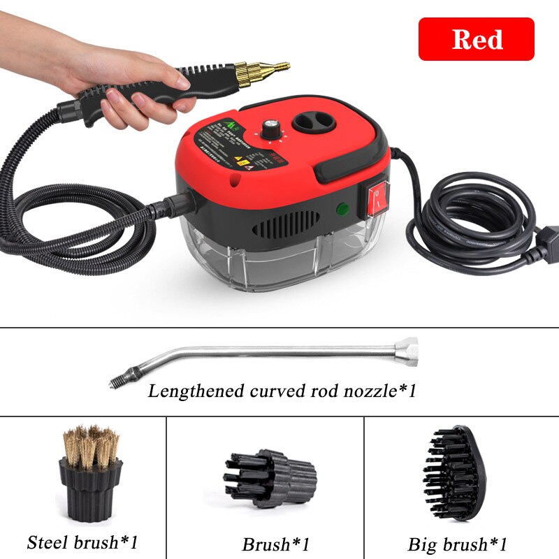 Nettoyeur Vapeur Portable 3000W Haute Pression - 100-130°C 3-5 Bars - Pour Voiture, Cuisine, Hotte, Climatisation - Dégraissage Puissant