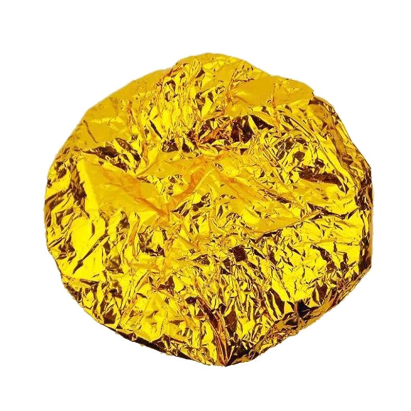 1Pc Aluminum Foil Cap Waterproof Stretchable Elastic Hair Cap Disposable Baking Oil Hair Cap Hair Salon Bathroom Haird Cap