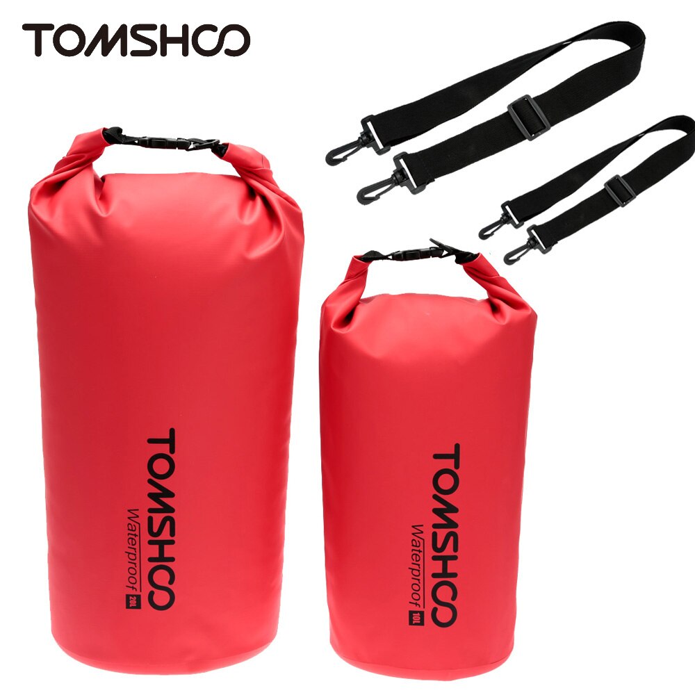 Tomshoo 10L/20L Outdoor Waterbestendig Dry Bag Sack Opbergtas W/Waterdichte Telefoon Case Voor Rafting varen Kajakken Kanoën