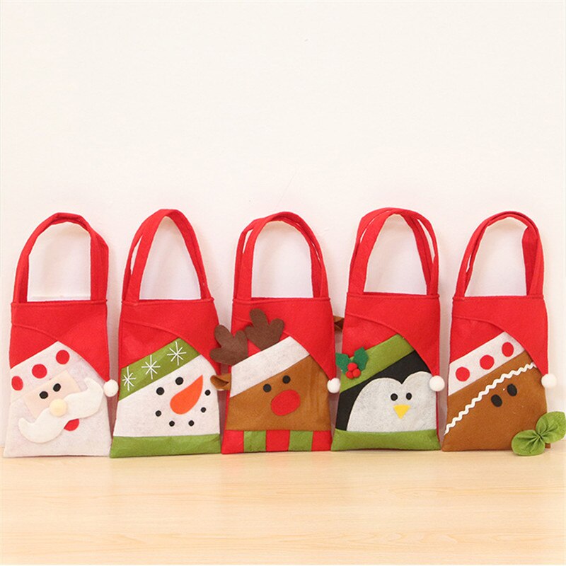 Bolsa de para caramelos de Navidad, bolsa de , bolso, bolso, bolsa no tejida, decoraciones de Año 1 Uds.