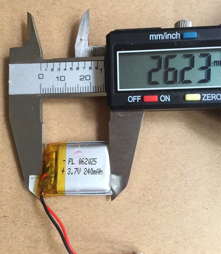 Bluetooth polymer batteries, 062025 240mAH remote control aircraft, 602025 power models, model batteries Rechargeable Li-ion Cel