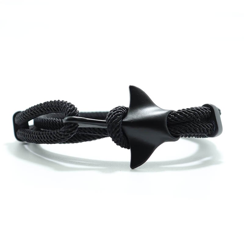 Pulsera Manta de para hombres y mujeres, 3 capas ajustables, cuerda de animales en el océano, accesorios, Pulseras de protección del medio ambiente: Rodio plateado