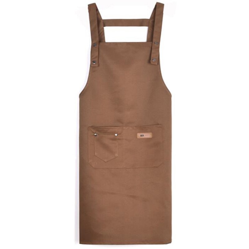 Stylist Apron Waterproof Hairdressing Coloring Shampoo Haircuts Cloth Wrap Hair Salon Tool: Brown A