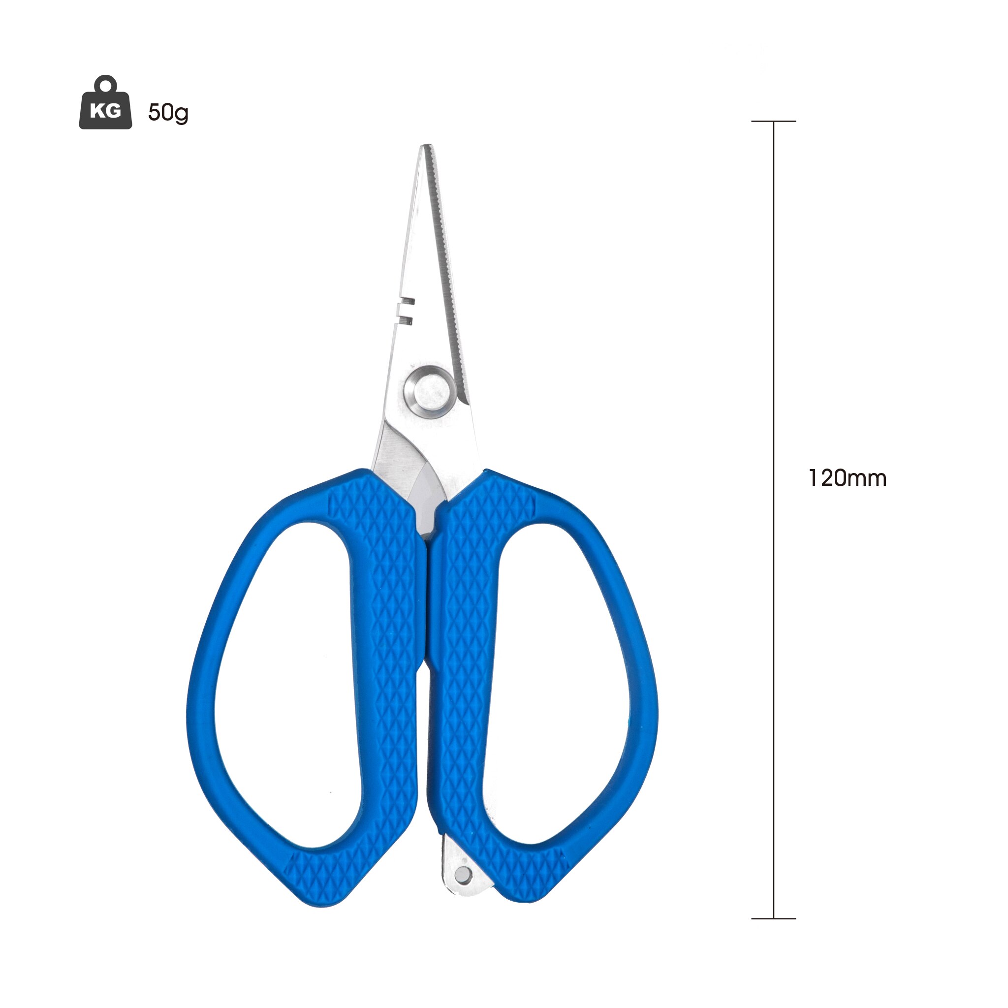 Crazy Shark 5''Mini Fishing pliers High Carbon Steel Split Ring Cutter Line/Wire Scissors Hook Remover Fishing Tools Tackles: mini scissor