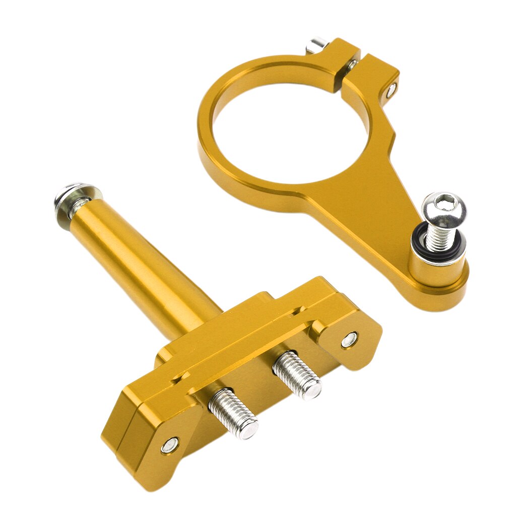 Motorbike CNC Damper Steering Bracket Stabilizer For YAMAHA YZF-R15: Golden