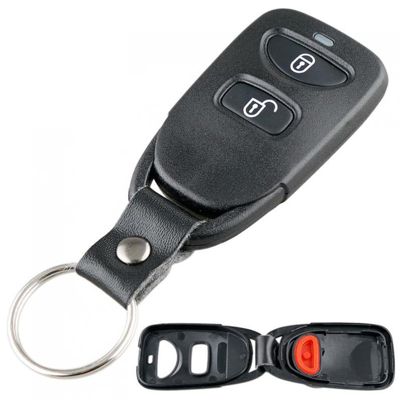 1 Pcs Zwart Duurzaam 2 + 1 Knoppen Auto Afstandsbediening Sleutel Shell Vervanging Fit Voor Hyundai Elantra Sonata / Kia carens