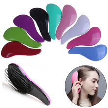 Baby Kinderen En Vrouwen Nat Droog Haren Handvat Krullend Detangling Hair Brush Kammen Salon Zachte Anti-Statische Borstel