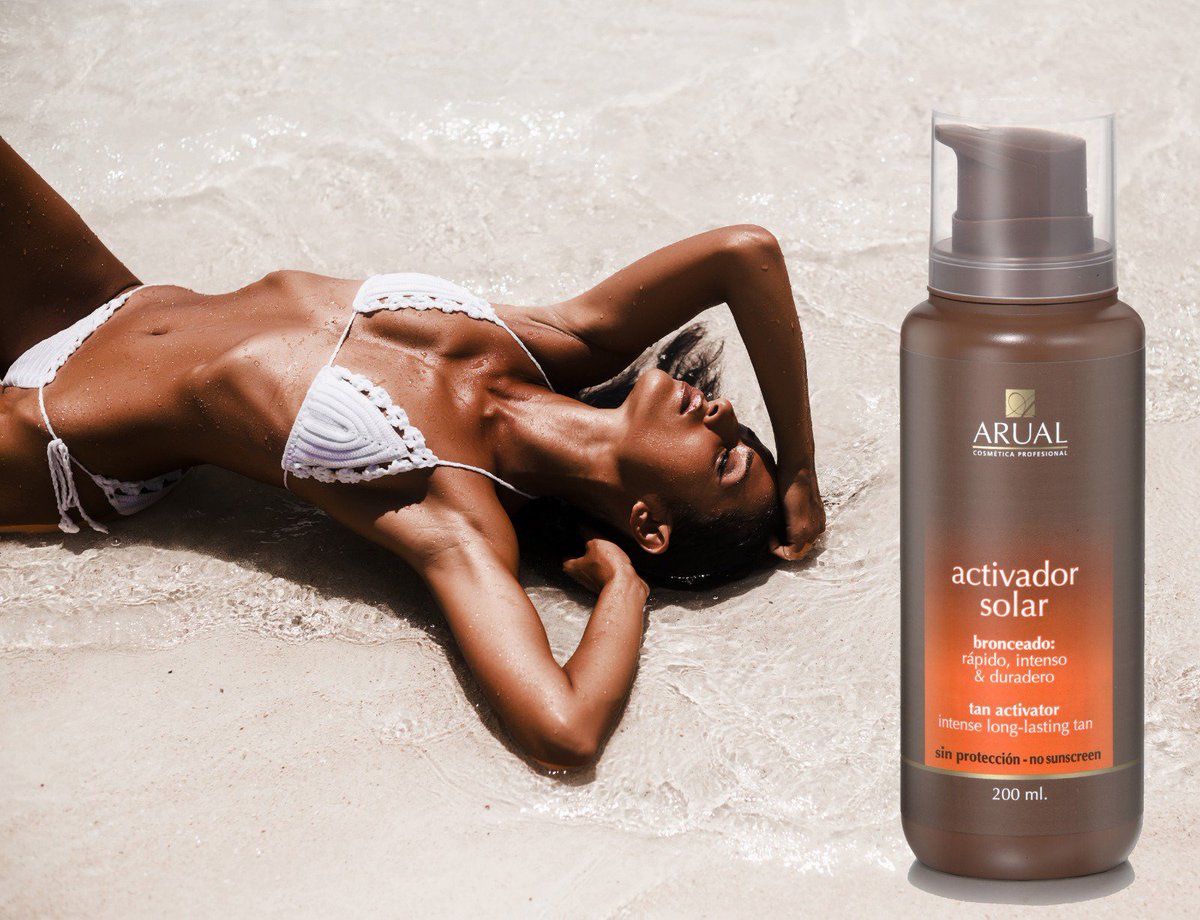 Arual Activador Solar 200ml. Bronceado,intenso, duradero. Sin proteccion.