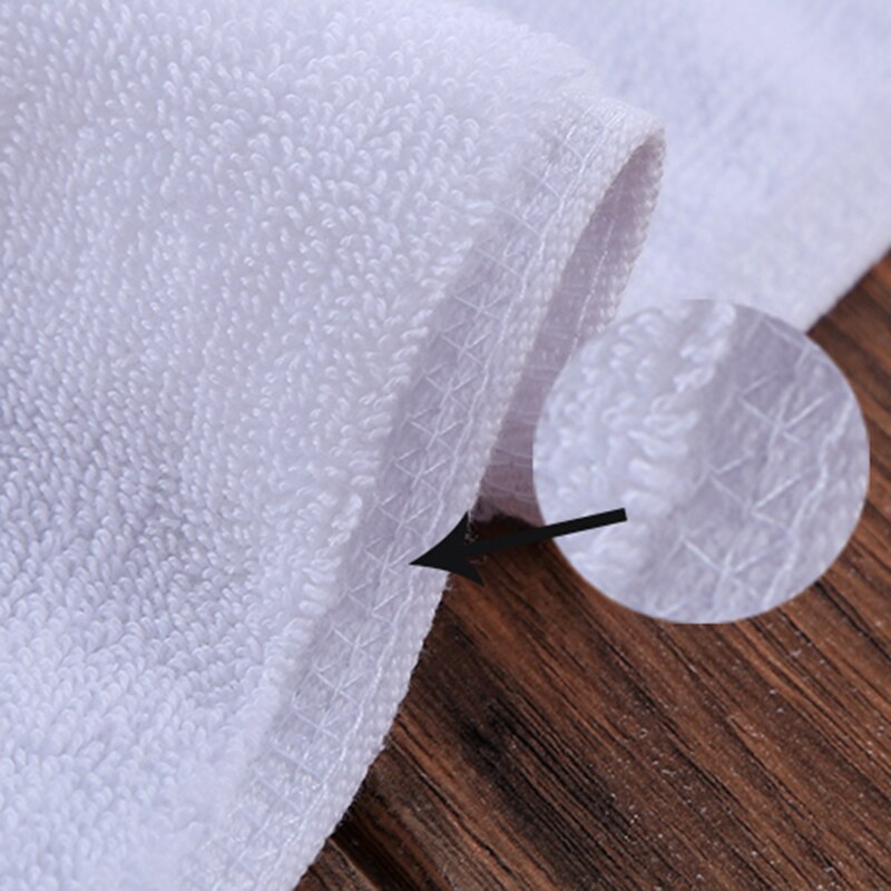 Zachte Witte Goedkope Gezicht Handdoek Kleine Handdoeken Vierkante Witte Keuken Handdoek Hotel Restaurant Kleuterschool Katoenen Handdoek