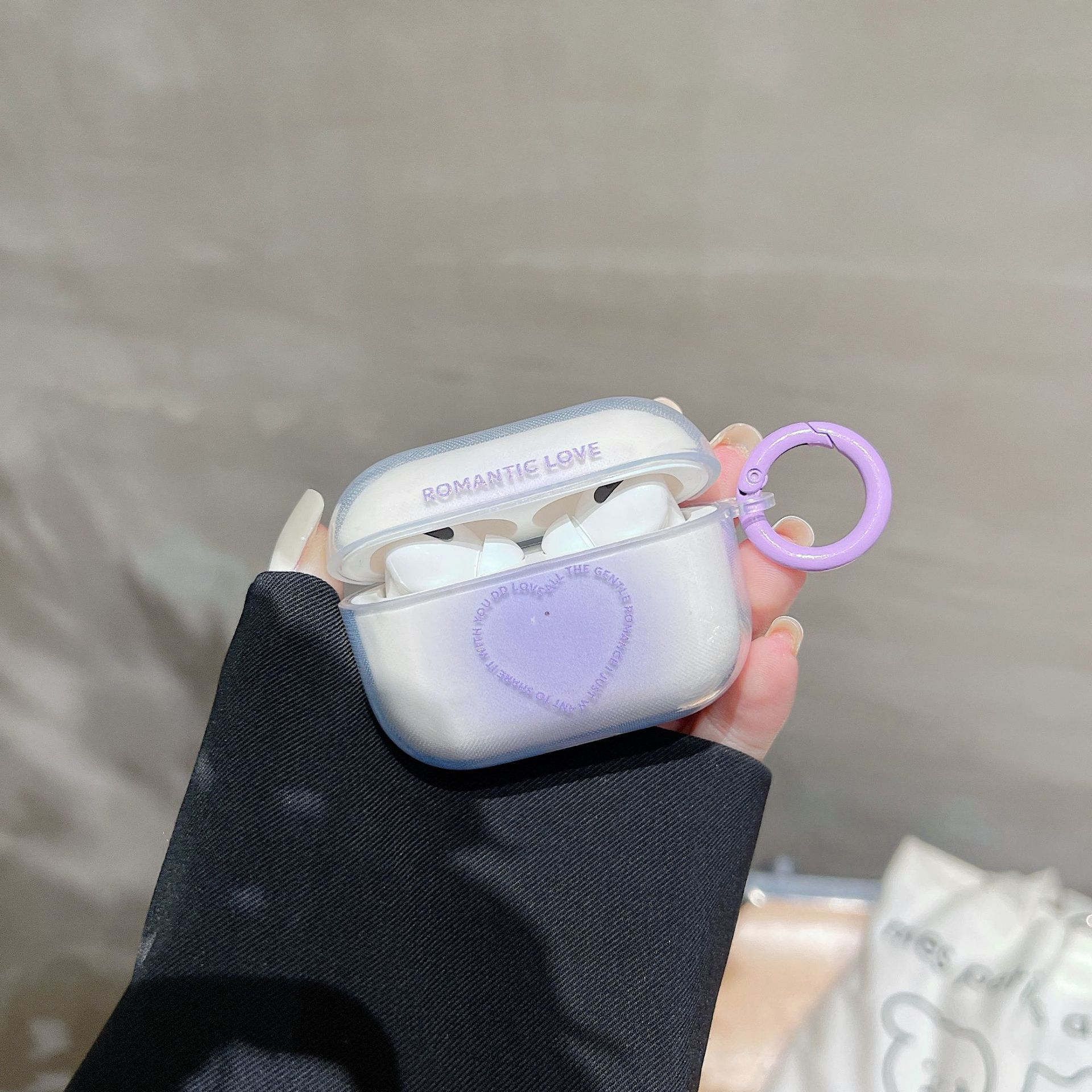 Liebesbrief für Airpods1/2nd Generation Schutzhülle für Apfel Profi2nd Kopfhörerhülle transparent 3. Generation Softcover: 3XS / khaki