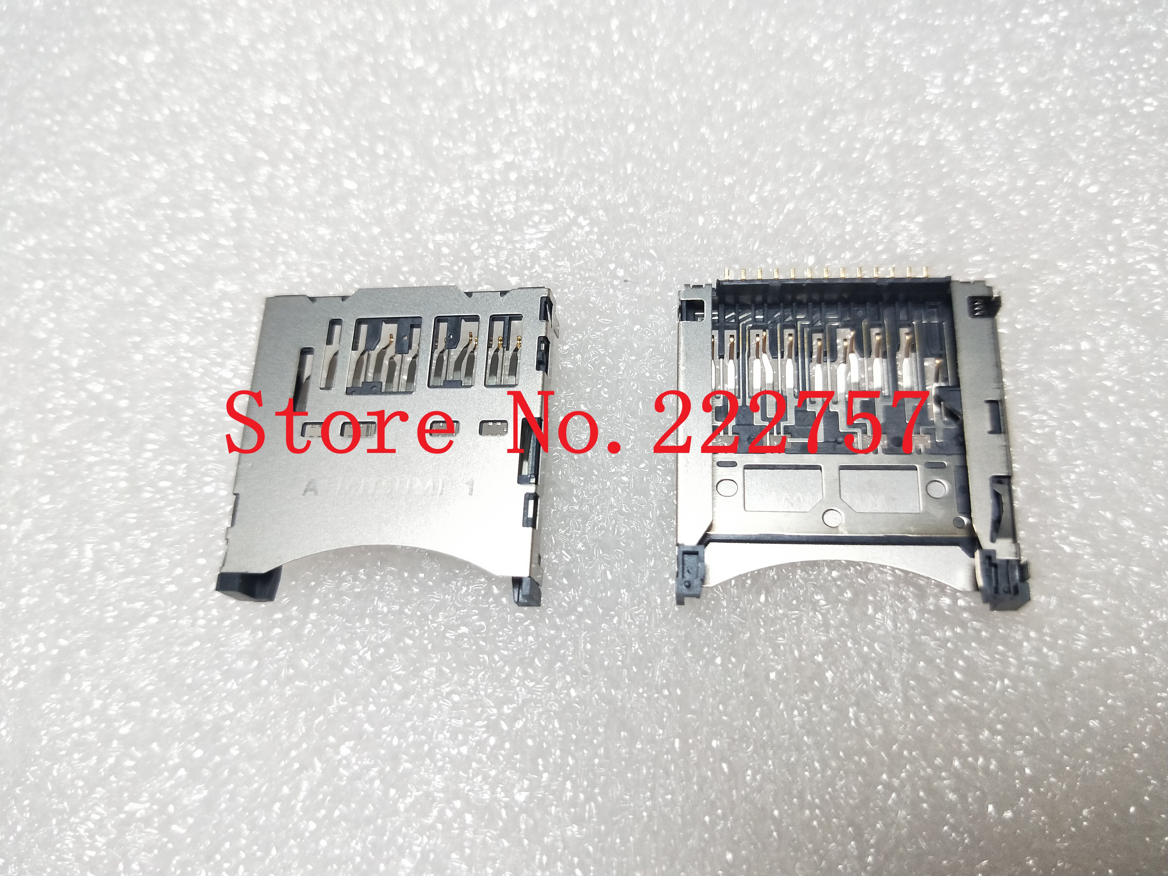 Soporte de ranura para tarjeta de memoria SD para cámara Digital, pieza de reparación para Nikon D3200, D5200, D600, D610, 2 uds.