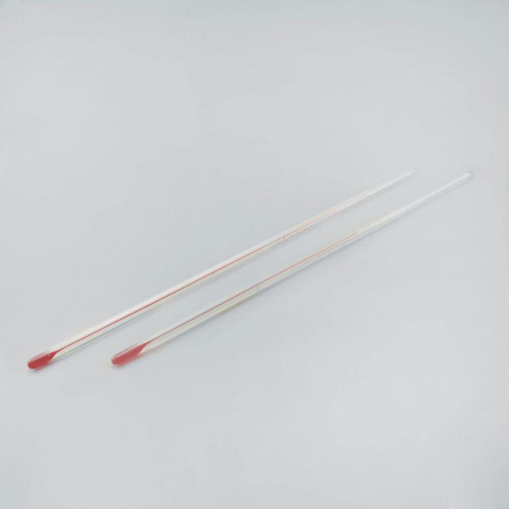 Laboratory Supplies Red Liquid Thermometer Accuracy 1℃ Experimental Special Alcohol Glass Thermometer