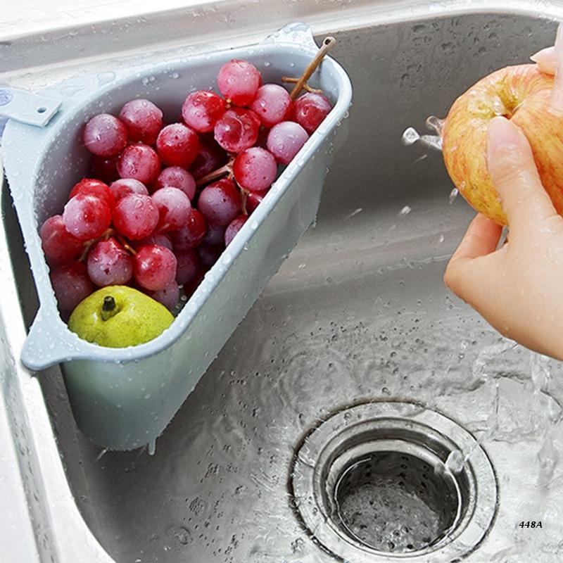 Waschbecken Sieb Korb Dreieckige Waschbecken Abfluss Regal für Filterung Lebensmittel Rückstände Starke zuletzt-Lagerbier Kapazität Leicht zu Reinigen