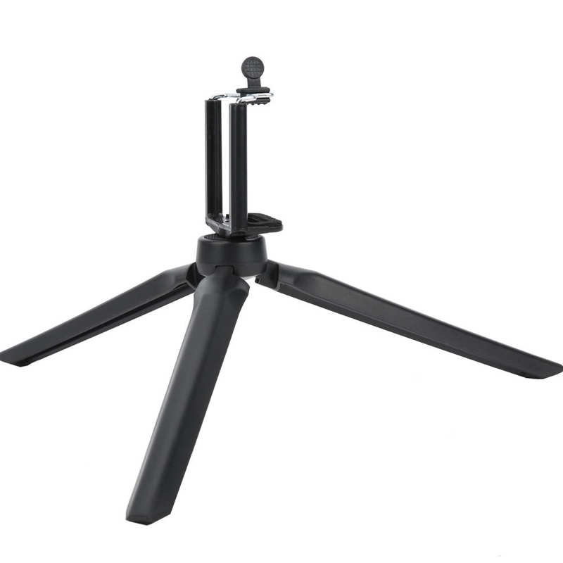 Mini Desktop Statief Draagbare Mobiele Telefoon Stand Beugel Met Telefoon Clip Voor Selfie