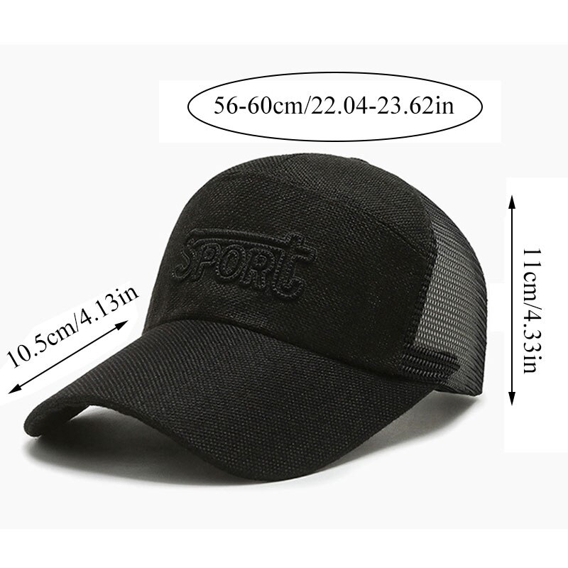 Streetwear netting solhatt fiskenett baseball bokstav caps topp hodeplagg sport unisex caps justerbar pustende basketball hattemaker