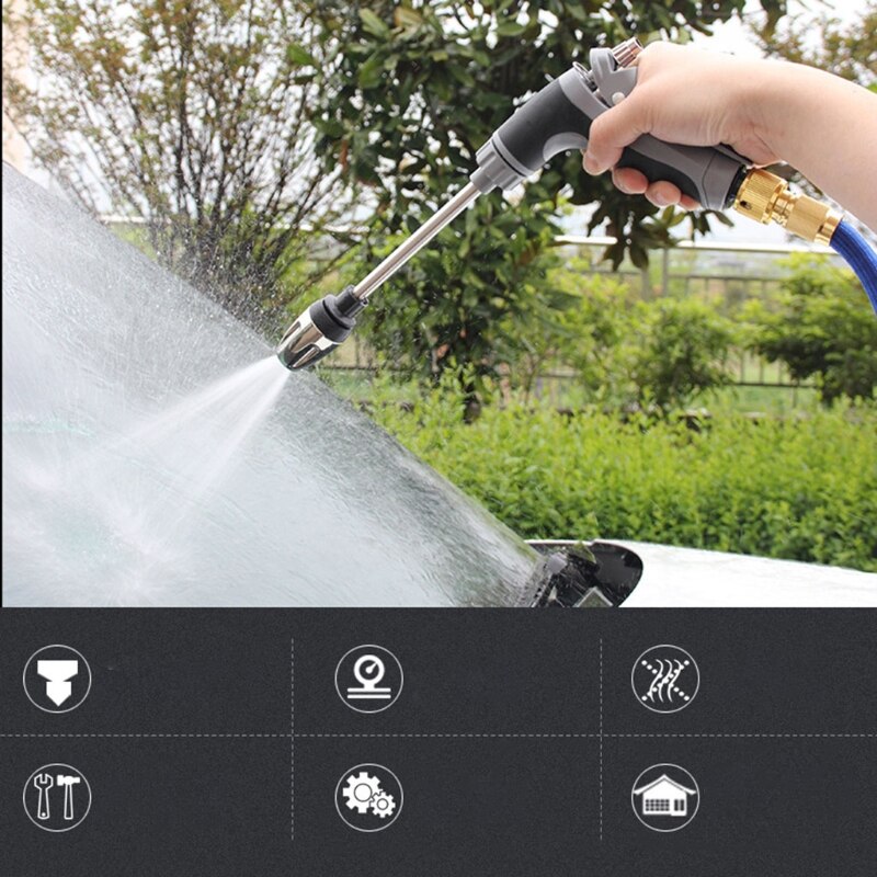 69HF Hoge Druk Lange Staaf Waternevel Metalen Hogedrukreiniger Voor Auto/Motorfiets Wassen/Tuin Besproeiingsapparaten