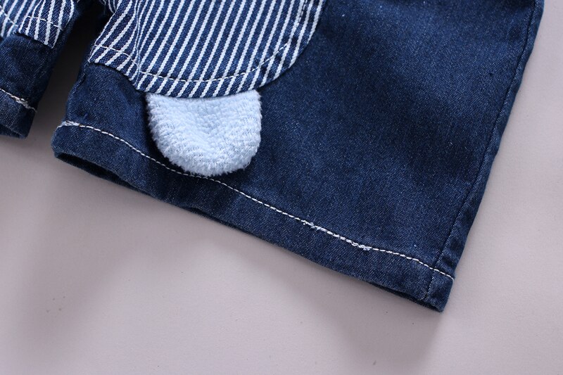 IENENS Summer Thin Denim Shorts Overalls Kids Baby Boys Clothing Clothes Toddler Infant Boy Short Pants Trousers Jeans Dungarees
