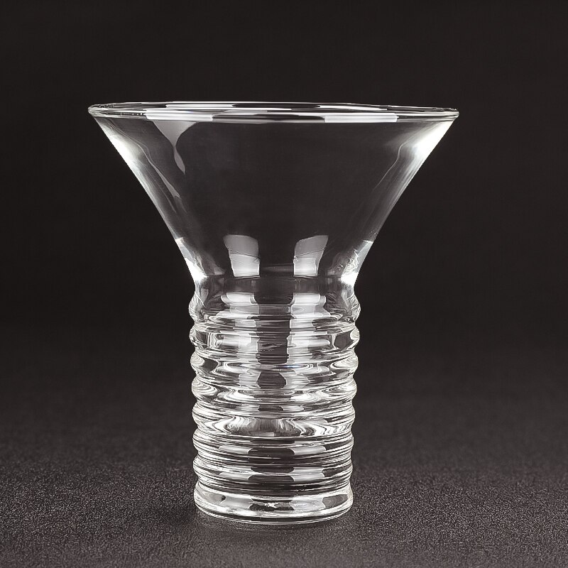 200ml Martini Glass Cup Spiral Foot Cocktail Glass Desserts Smoothie Cup Bar Inside Fragrance Wine Set Fruit Wine Glass