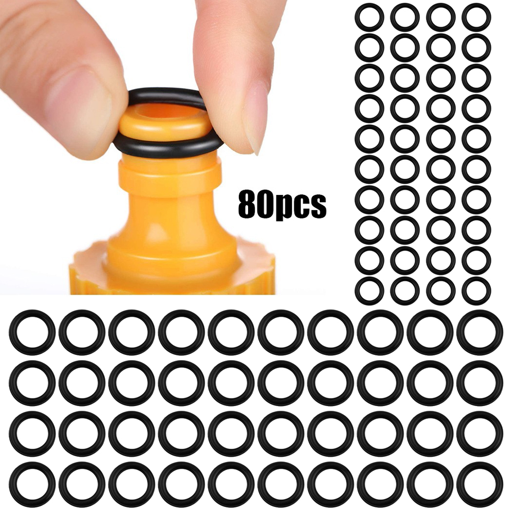 80/40 Stks/set O-Ringen 1/4 M22 3/8 O-Ringen Hoge Druk Afdichting Voor Hogedrukreiniger Slang quick Disconnect Connector Gereedschap: YELLOW