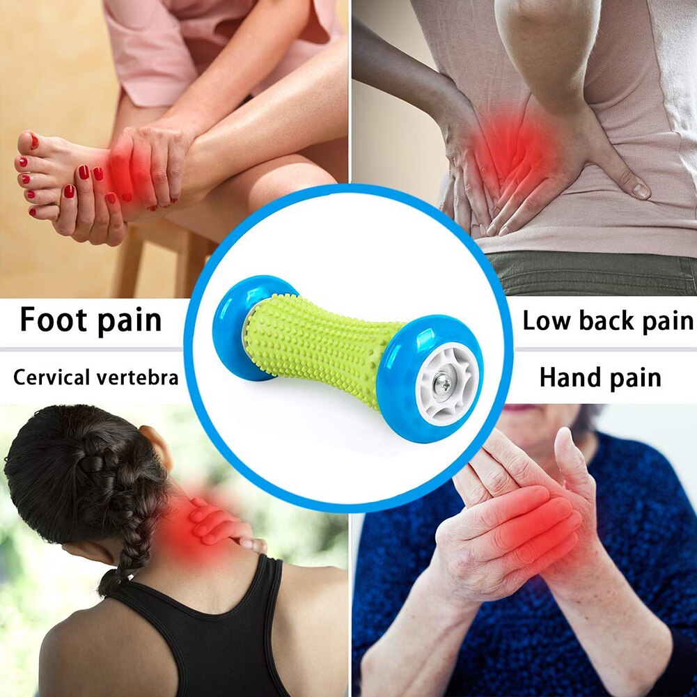 Spiky Foot Massage Roller Health Care Muscle Relax Stress Pain Relieve Massager Fitness Equipment Accessories