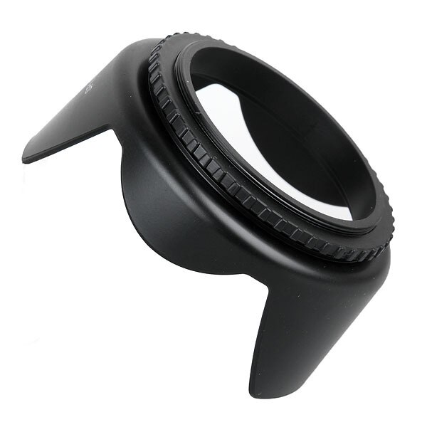 49mm - 82mm 52mm 58mm 67mm Flower Petal Tulip Lens Hood Screw Mount for Canon nikon d5200 d5300 d3200 d3300 d3100 d7000 d7100