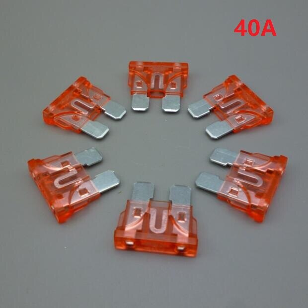 Shhworldsea medium bil blad sikringer sortiment standard sikring 1a 2a 3a 5a 7.5a 10a 15a 20a 25a 30a 35a 40a bil bil lastebil