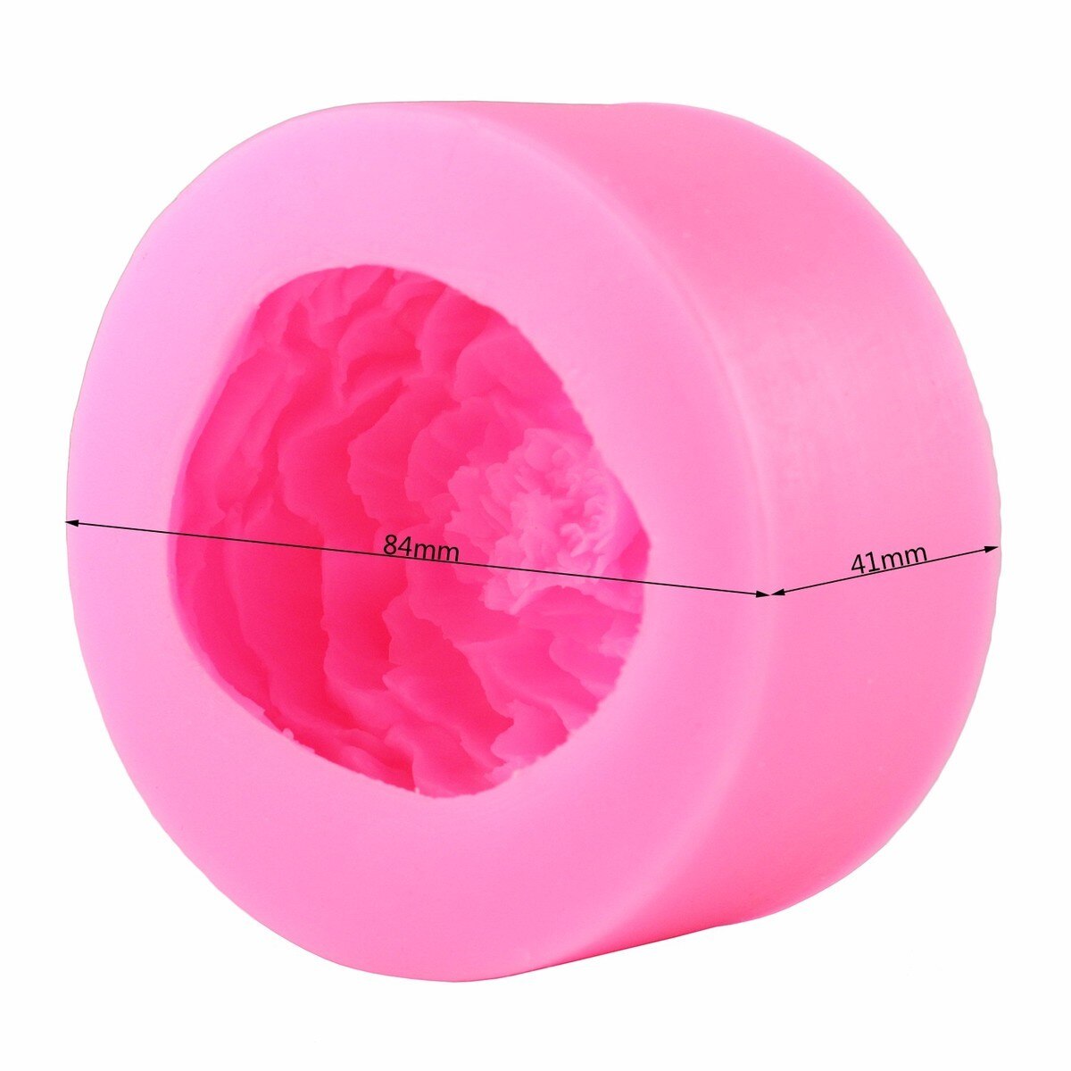 Moldes de silicona para velas en 3D, molde para jabón de arcilla con flor de peonía para dulce pastelero de Chocolate, moldes para pastelería, utensilios de decoración de pasteles