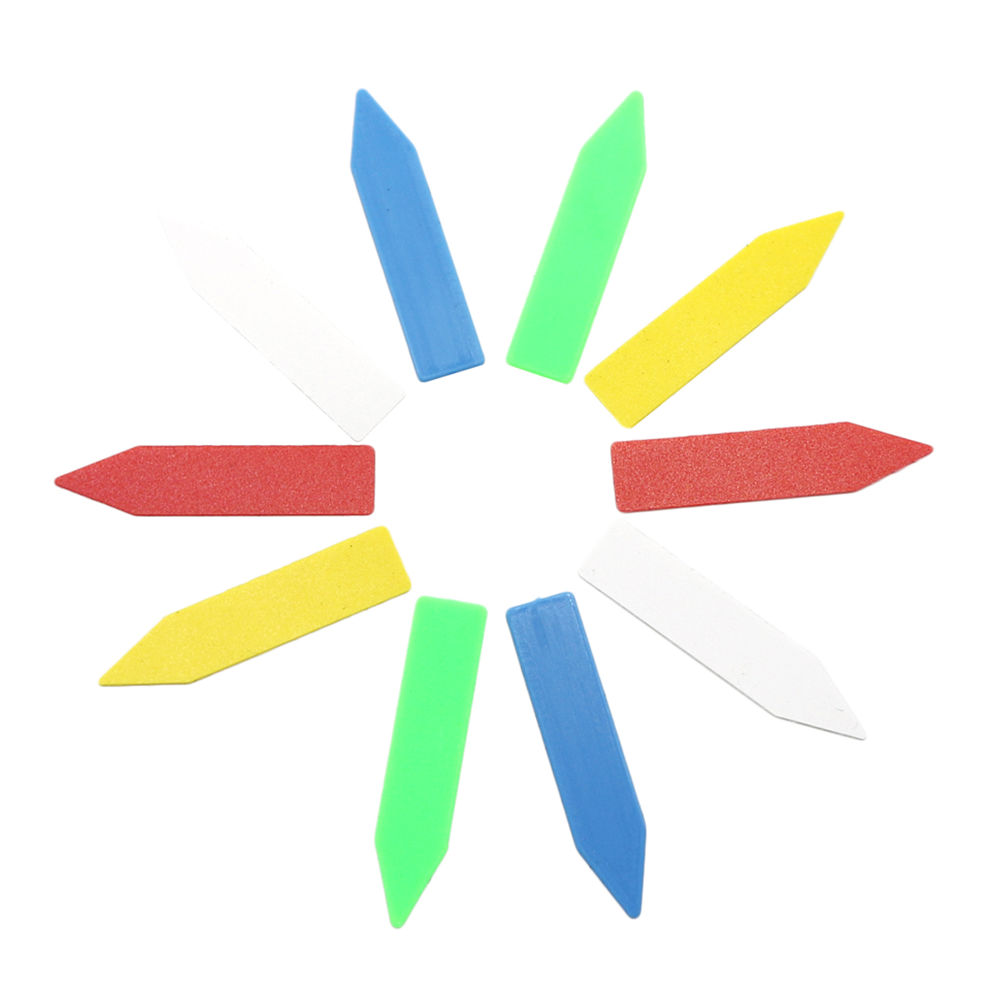 Etichette per piante in PVC da 200 pezzi etichette per piante etichette per piante in vaso di fiori impermeabili etichette per piante da giardiniere per palo etichette per piante da giardino tutto'aperto