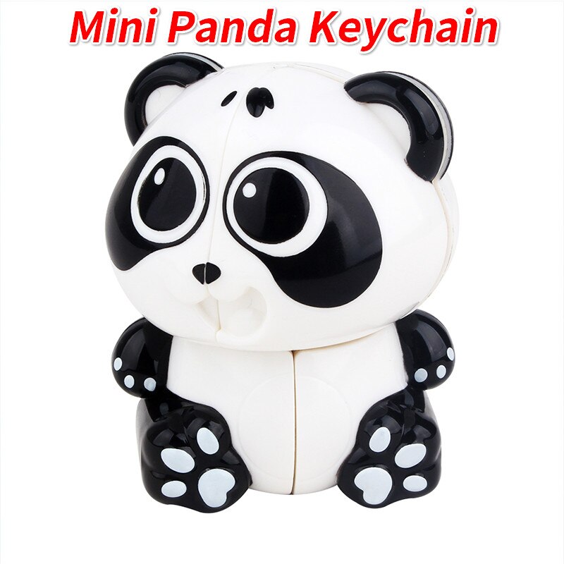 Yuxin 2x2 mini panda Portachiavi Cubo Magico Giocattolo Educativo idea Regalo Giocattoli per I Bambini dei Capretti Nuovo Cubo