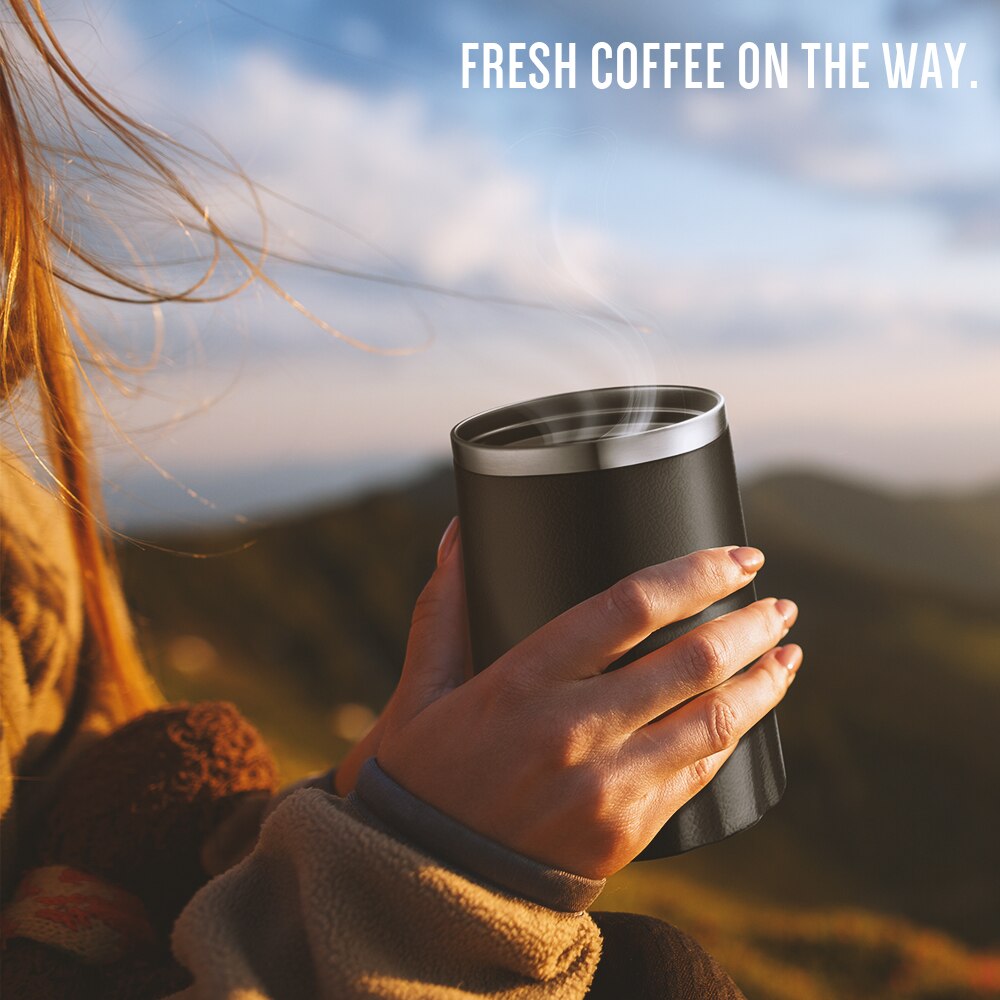Alt-i-en bærbar kaffemaskine hæld kaffekande rejse krus med kværn filter kold bryg americano espresso manuel cafete