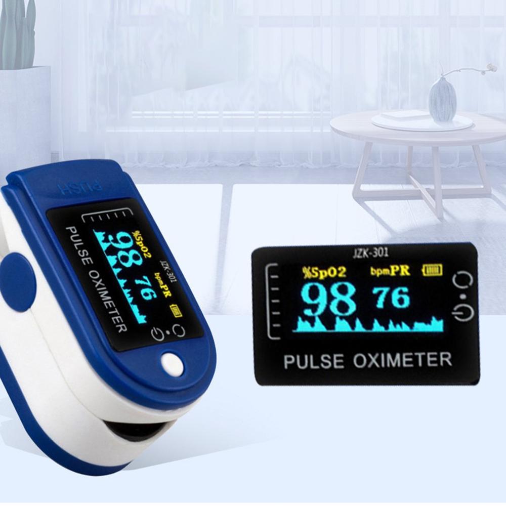 Draagbare Vingertop Oximeter Verzadiging Hartslag Monitoring Vinger Clip Tft-kleurenscherm Oximeter Blood Oxygen Monitor