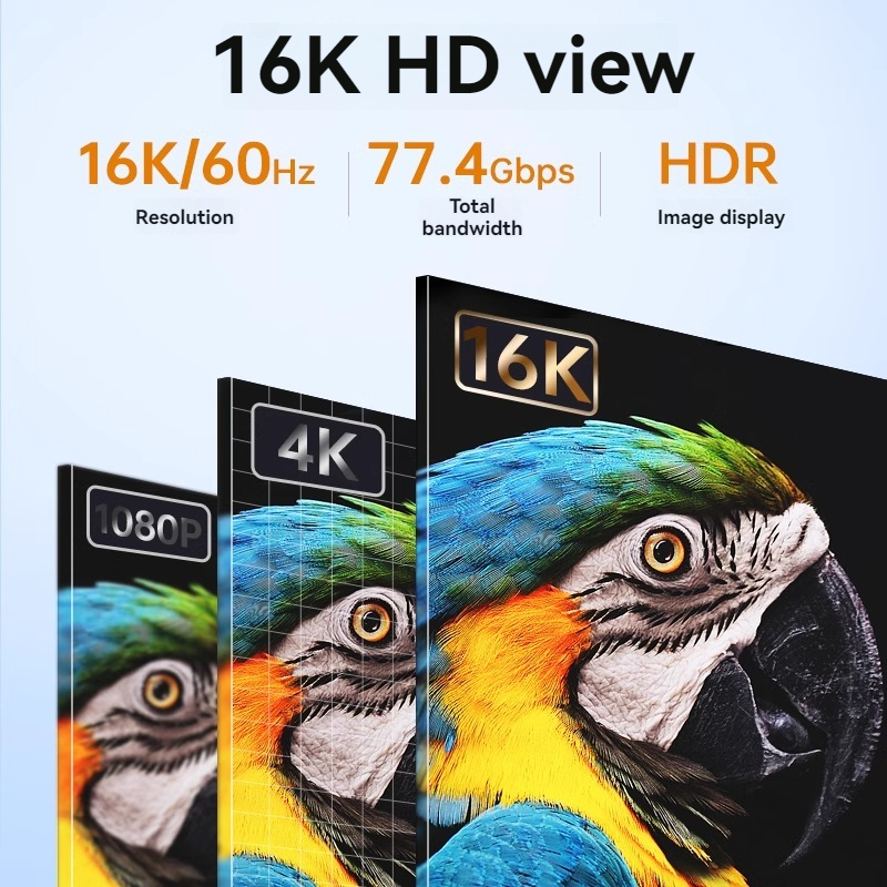 DP2.1 90 Grad rechtwinklige Biegung Displayport Spiel E-Sport Computer Monitor Videoleitung 2K@240 4K@240