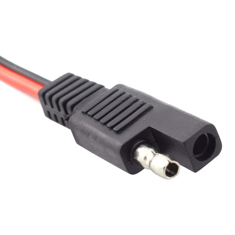SAE 2 Pin rápido conector desconectar el enchufe SAE de automoción Cable de extensión para RV Trolling Motor Panel Solar 0,5 M