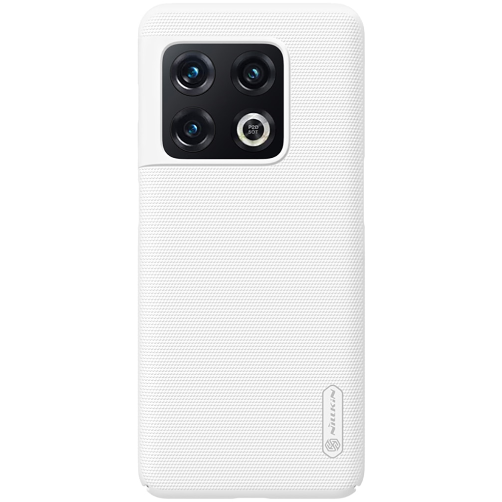 For OnePlus 10 Pro プロケースnillkin camshieldプロスライドレンズ保護シェルつや消しpcバックカバー For OnePlus 10 Pro プロケース: Frosted Shield White