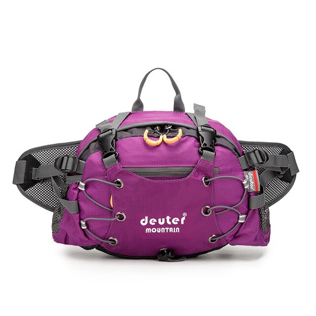 7L, conducción al aire libre, senderismo, hervidor, bolsa de cintura para hombres y mujeres, Camping, viajes, pesca, ocio, bolsa deportiva, impermeable, mochila resistente al desgaste: Purple