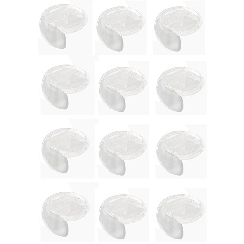 Protezione angolare protezione bambino tavolo protezione angolare mobili di sicurezza per bambini protezione angolare 12 pezzi: Default Title