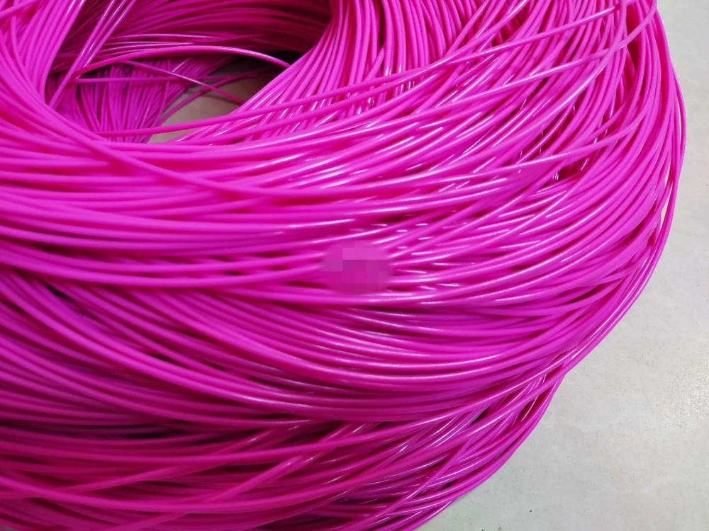 500g Round furniture PE rattan plastic imitation synthetic rattan weaving raw material for knit and repair chair table basket: Lavender