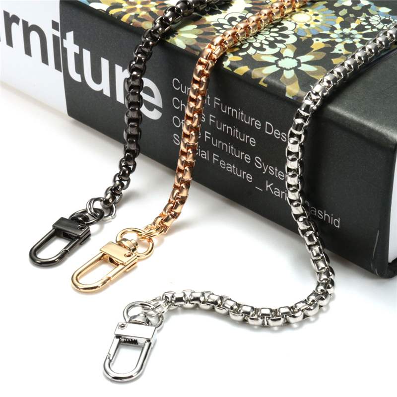 120 Cm X 6 Mm Rvs Purse Chain Strap Handvat Schouder Crossbody Handtas Tas Metalen Vervanging 3 kleur