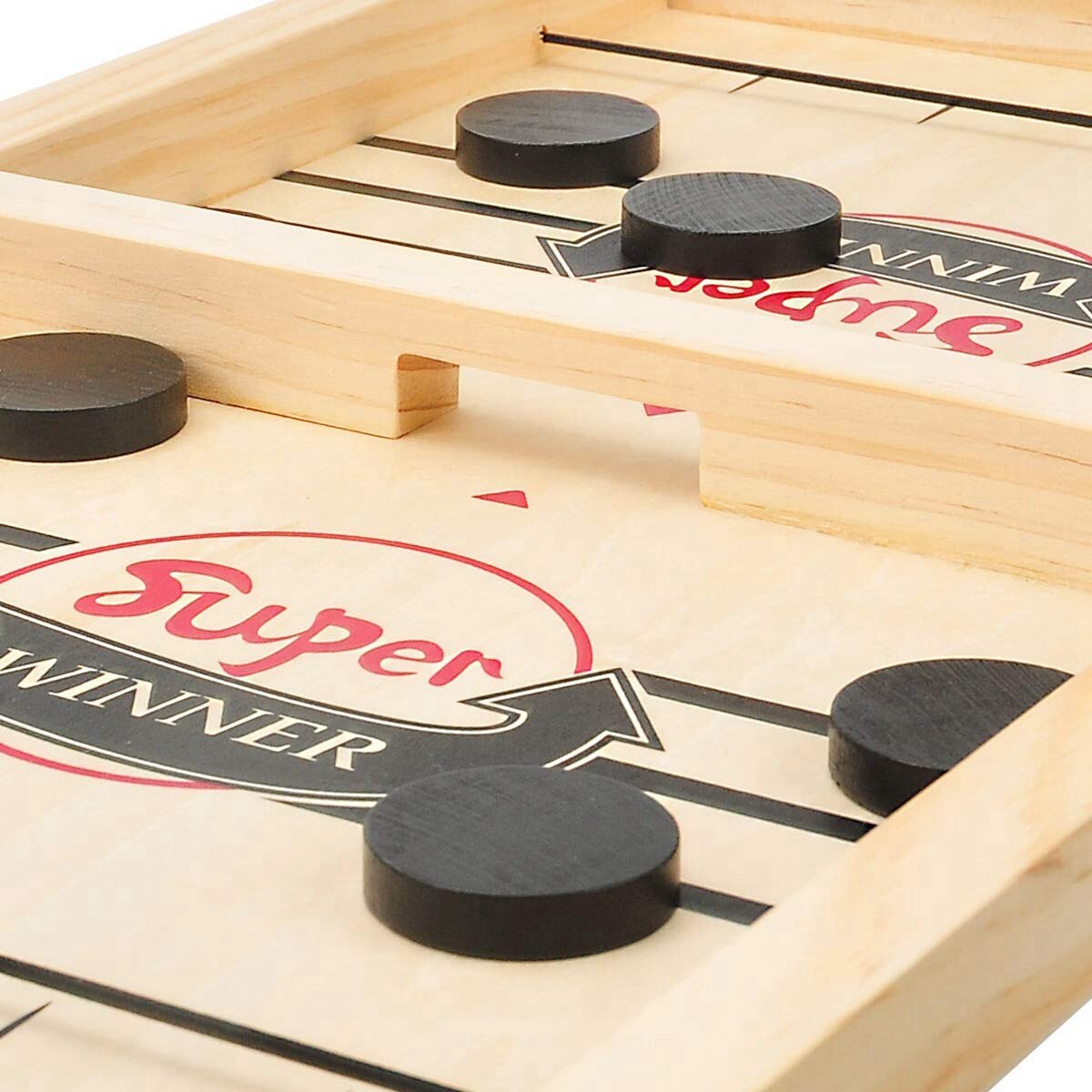 Schnelle Schlinge Puck Spiel Eishockey Spiel Kiefer Spielen Schach Holz Eishockey Spiel Schreibtisch-Spiel Schlacht Bord Spiel für Familie