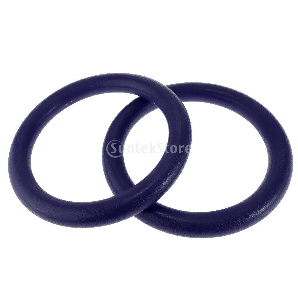 Heavy Duty ABS 23mm Fitness Gymnastic Rings Gym Exercise Cross Training Pull Ups Muscle Ups