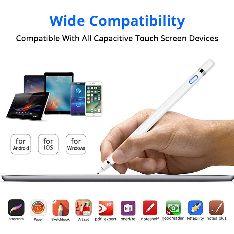 Version Tech stylet actif compatible avec iPad Stylet pour tablettes avec écran tactile Android téléphone intelligent iPhone 
