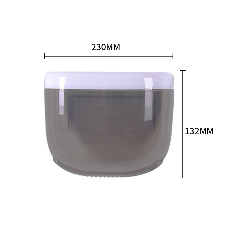 Wall Mount Toilet Paper Holder Shelf Tissue Box Waterproof Toilet Paper Tray Roll Paper Tube Bathroom Storage Box Organizer top: B1