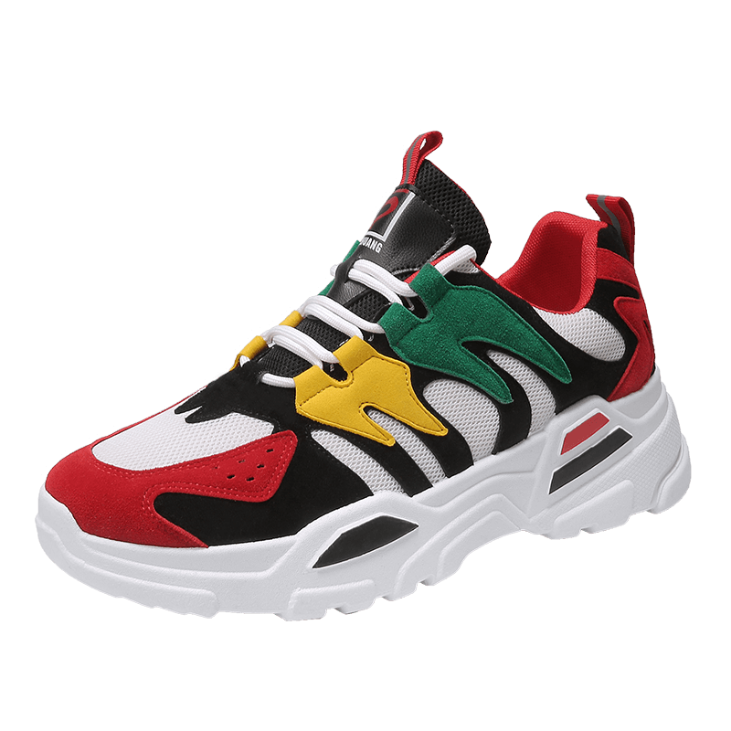 Casual Schoenen Heren Lichtgewicht Comfortabele Sneakers Mannen Flats Schoenen Ademend Mode Komen Forrest Schoenen Mannen: MULTI / 10