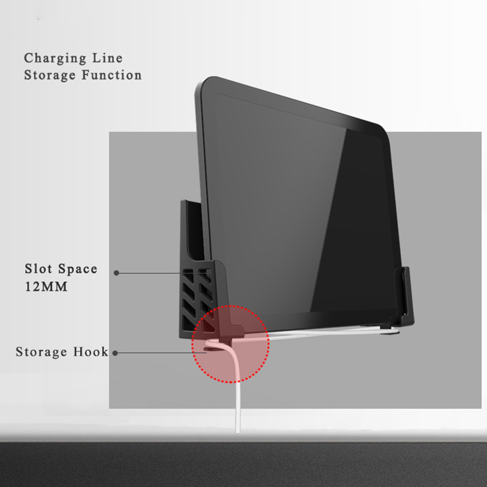 Adjustable Wall Mount Tablet Holder Universal Phone Frame Stand Bracket Bedroom Storage Support Desk Bracket Accessory